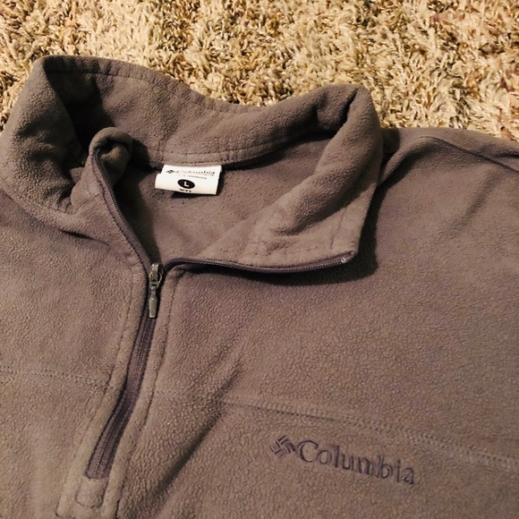 Columbia 1/4 zip grey pullover fleece! - Picture 2 of 4
